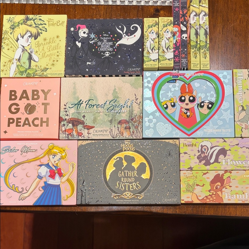 Colourpop Eyeshadow Palette Collection